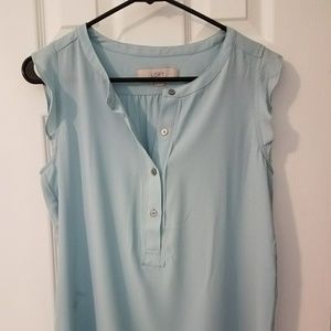 Loft Flutter Sleeve Shell